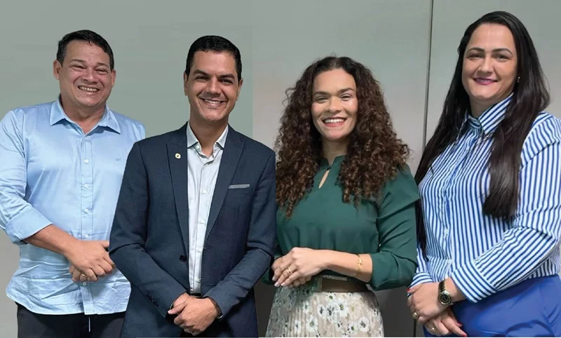 Deputado Cássio Gois e vereador Jander Rocha firmam parceria com primeira-dama de RO para impulsionar avanços sociais em Vilhena