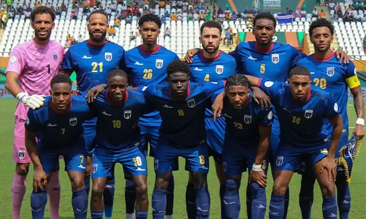 CAbo Verde, 25/03/2026 - FOTO DE ARQUIVO - Seleção de Futebol de Cabo Verde. Foto: Federação Cabo-Verdiana de Futebol/Divulgação
