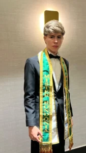 Emanuel Schwantes durante o concurso