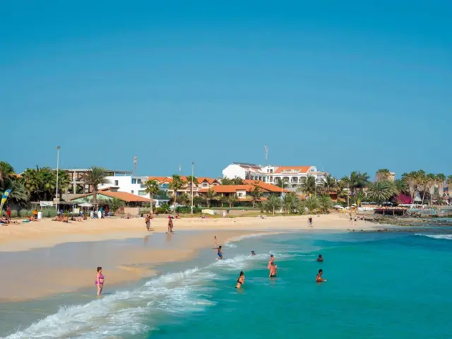 Praia em Cabo Verde