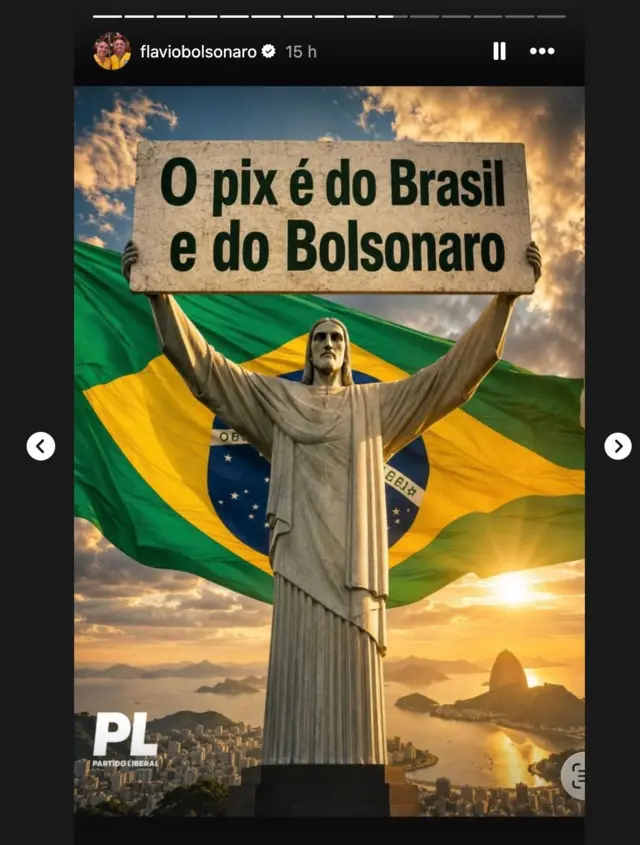 Instagram de Flávio Bolsonaro