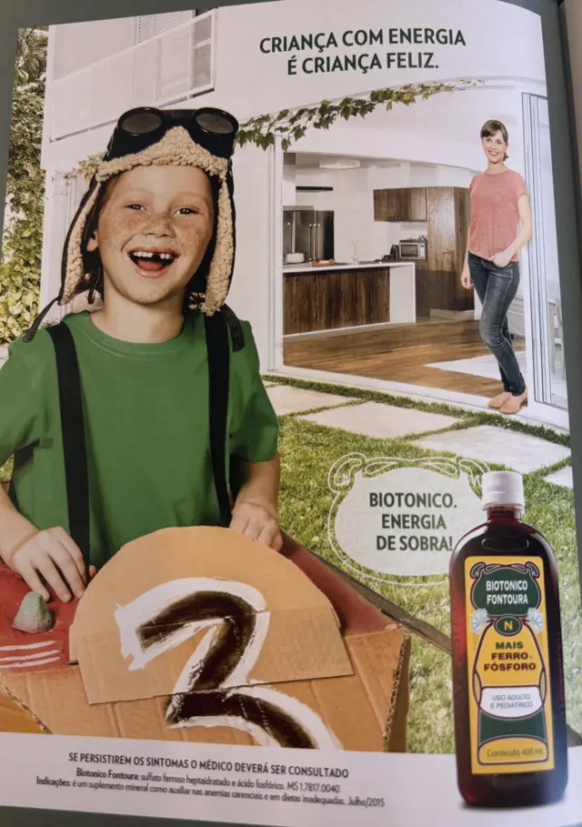 Imagem publicitária do Biotônico Fontoura