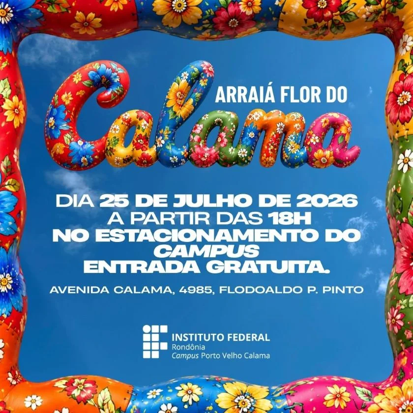 Arte Arraiá Flor do Calama